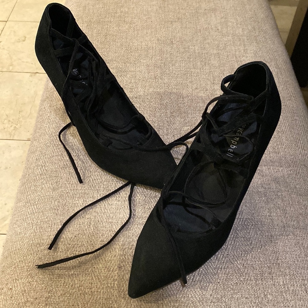 Jeffrey Campbell lace up heels